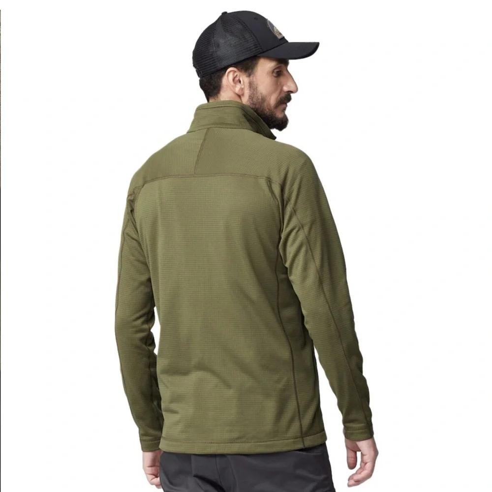 Fjallraven Men’s Abisko Lite Fleece Jacket Green - Picture 2 of 11